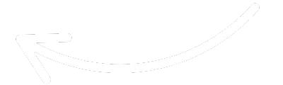 White Curved Arrow